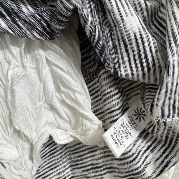 ATHLETA Comeback Striped Ombre Space Dye Ruched Knit Midi Dress Size XS - Picture 6 of 11